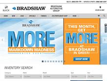 Tablet Screenshot of bradshawgreer.com